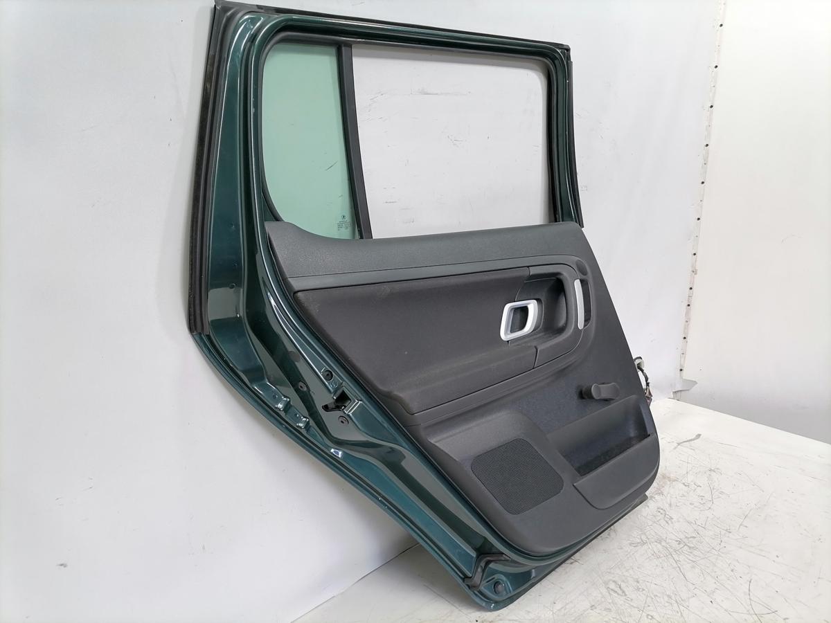 Skoda Fabia 2 original T&uuml;r hinten links LF6K Highland Gr&uuml;n Flie&szlig;heck Rohbau Bj.2008